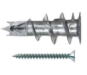 fischer GKM 12 / Hmoždinka do sádrokartonu / kovová / 31 mm / se šrouby