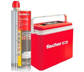 fischer FIS V Plus 360 S šedá / Injektážní malta / 8x 360 ml / kufřík s chladničkou