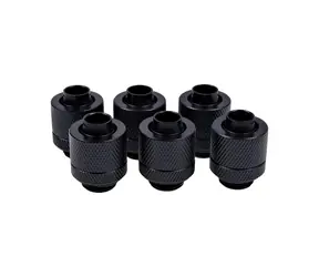 Alphacool Eiszapfen 13/10mm černá / Šroubení / G1/4" / 6 ks