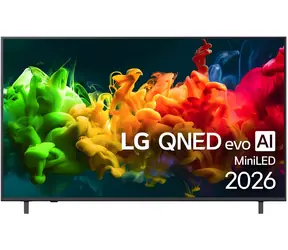 65" LG 65QNED80B6B šedá / Televize / QNED / 4K UHD / 60Hz / Wi-Fi / BT