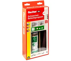 fischer FIS V Zero 300 T SBS M10 R / Sada pro chemické kotvení / Injektážní malta 300 ml / 6x tyč M10 / 6x pouzdro