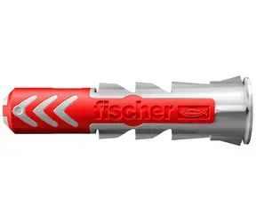 fischer DuoPower 6x30 světle šedá, červená křídla / Hmoždinka / univerzální rozpínací / kbelík s víkem / 3 200 ks