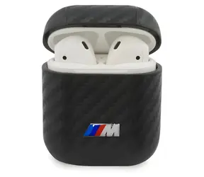 BMW M Collection / Pouzdro pro Apple AirPods 1 a 2 / PU karbon / Černé