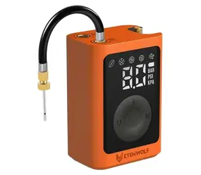 Etenwolf P300 Plus oranžová / Elektrická pumpa / 3200 mAh / 17 PSI / 6,5 l/min / USB-C
