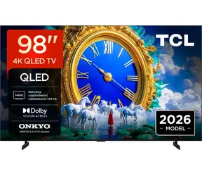 98" TCL 98A400 černá / Televize / QLED / 4K UHD / Google TV / Wi-Fi 5 / Dolby Vision