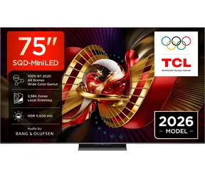 75" TCL 75C8L Titanová / Televize / Mini LED QLED / 4K UHD / 144Hz / Google TV / 4x HDMI