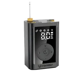 Etenwolf P300 černá / Elektrická pumpa / 2600 mAh / 17 PSI / 6,5 l/min / USB-C