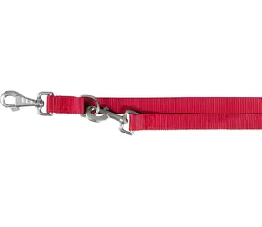 TRIXIE Vodítko PREMIUM prodlužovací červená L-XL / Vodítko / 2 m / 25 mm / 3 stupně nastavení
