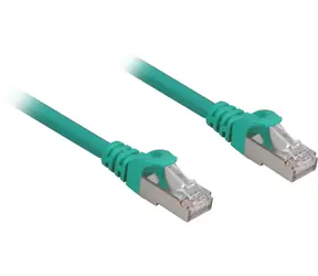 Sharkoon RJ45 CAT.6 SFTP zelená / Patch kabel / Cat.6 / S/FTP / 1,5 m