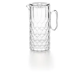 Guzzini VANITY čirý / Džbán s víkem / 1750 ml / akrylový krystal na biologické bázi