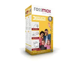 Rossmax NK1000 3v1 / Inhalátor / kompresorový / 0,3 ml/min / 5 ml nádržka