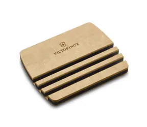 VICTORINOX Stojánek na krájecí prkénka hnědý / Stojánek na prkénka / 127 x 102 x 12 mm / papírový kompozit / do myčky