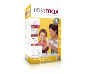 Rossmax NE100 / Kompresorový inhalátor / 0,35 ml/min / MMAD 2,6 µm / 55 dB