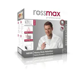 Rossmax NB500 / Kompresorový inhalátor / 0,5 ml/min / nádržka 5 ml / 55 dB