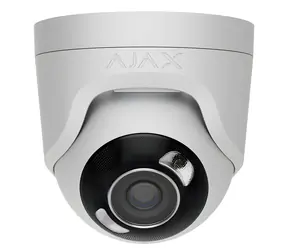 Ajax TurretCam HL 8 Mpx, obj. 2,8 mm, hybridní osvětlení 50 m, AI, microSD, IP65, bílá