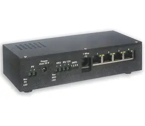 Tinycontrol PoE switch pro fotovoltaiku / Switch / PoE / 4 porty / Provoz na baterii