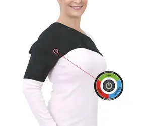 Stylies Comfort & Care nahřívací bandáž na pravé rameno / Nahřívací bandáž / 3 stupně ohřevu / Kapsa na studené vložky