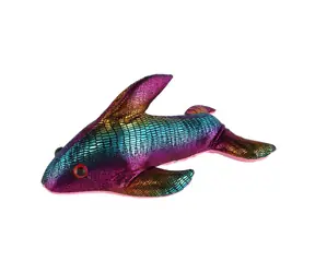 TEDDIES Mačkací antistresová ryba plněná pískem / Hračka / Látka / 25 cm / 1100 g / 3+