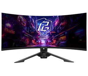 34" ASRock Phantom Gaming PG34QRT3A černá / Monitor / VA zakřivený / WQHD 3440×1440 / 180Hz / 1ms / AMD FreeSync Premium