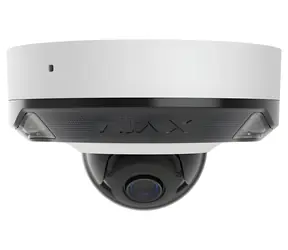 Ajax DomeCam Mini HL 8 Mpx, obj. 4 mm, hybridní osvětlení 50 m, AI, microSD, IP65, bílá