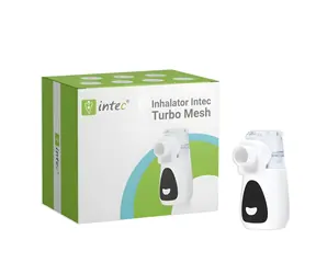 Intec Turbo Mesh / Přenosný inhalátor / MESH / objem nádržky 10 ml / výkon 0,2 ml/min