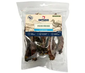 Ontario Pure Nature Sušené kachní krky / Pochoutka pro psy / 250 g