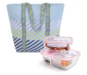 Iris Barcelona On the Go tyrkysová / Termotaška / 10 l / Voděodolná / Bez BPA