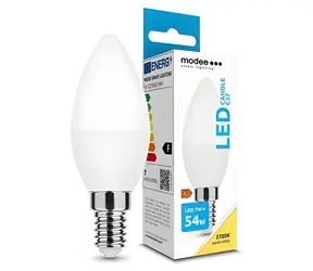 Modee LED žárovka svíčka E14 7W / Žárovka / 700 lm / 2700K / 25000h / 230V / F