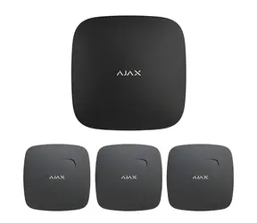 Ajax SET požární ochrana 4G černá / Požární zabezpečovací sada / 4G