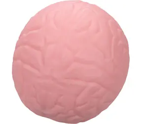 Mačkací hračka Mozek jumbo / Antistresová hračka / 15 cm / plast