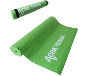 ACRA Podložka Yoga zelená / 173 x 61 x 0,4 cm / PVC / protiskluzová