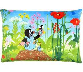 MORAVSKÁ ÚSTŘEDNA Polštář Krtek a kalhotky / 32 x 21 x 5 cm / Polyester