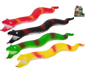 Natahovací strečový had 30 cm / Hračka / Plast / 4 barvy / Od 3 let