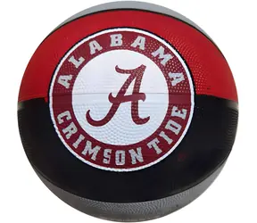 ACRA Basketbalový míč Alabama Crimson Tide / Velikost 7 / Syntetická guma / Pro venkovní hřiště