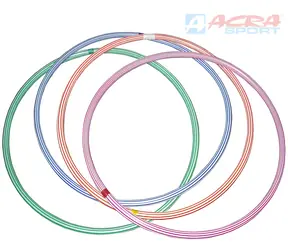 Acra Hula Hoop 60 cm / Obruč / Fitness pomůcka / plast / 4 barvy