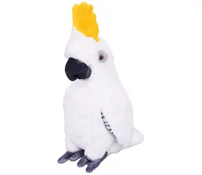 Plyšový kakadu žlutolící 37 cm / Plyšová hračka / od narození