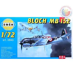 SMĚR Plastikový model Bloch MB 152 / 1:72 / 38 dílků / od 8 let