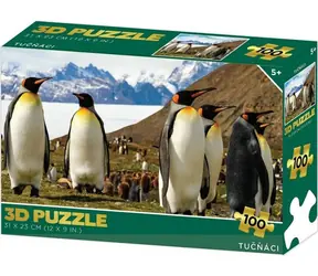 Puzzle 3D Tučňáci / 100 dílků / 31 x 23 cm / od 5 let
