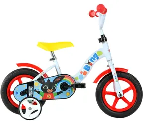 DINO BIKES Dětské jízdní kolo Bing 108 BG / 10" kola / postranní stabilizační kolečka / od 2 let