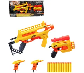 HASBRO Herní sada NERF Alpha Strike / 4 blastery + 20 šipek / plast a pěna / od 8 let