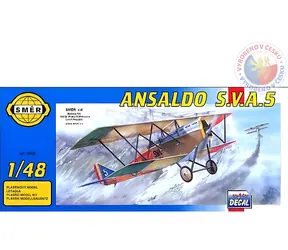 SMĚR Model letadla Ansaldo SVA 5 / Plastikový model / 1:48 / 25 dílků / od 8 let