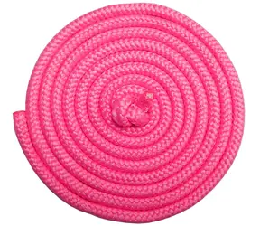 KUBISPORT Švihadlo růžové / Délka 3 m / Kondiční cvičení