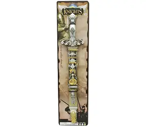 Meč rytířský zdobený s pouzdrem 52 cm / Dětská zbraň / Plast / od 3 let
