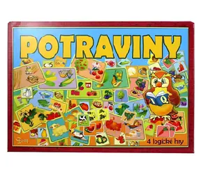 HYDRODATA Společenská hra Potraviny / 128 karet / 2 a více hráčů / od 4 let