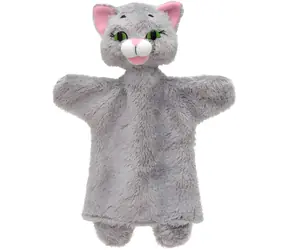 MORAVSKÁ ÚSTŘEDNA Maňásek s ťapkami Kočička šedá / 26 cm / od 3 let