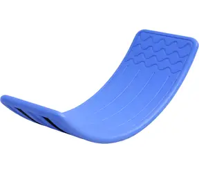 Merco Balanční deska vlnka modrá / Balanční deska / protiskluzová / nosnost 50 kg / 81 x 28 x 20 cm