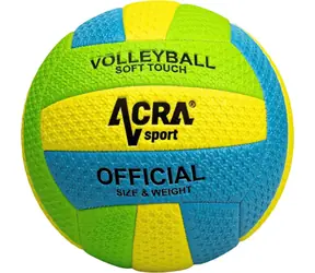 ACRA Beachvolejbalový míč BEACH VC4 / Velikost 5 / Soft Touch / Guma