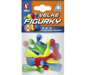 EFKO Figurky Family / 16 ks / 4 cm / Plast / od 3 let