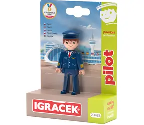 EFKO Figurka Igráček Pilot / Řada Povolání / kufřík / od 3 let