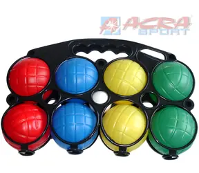 Acra Petanque sada 8 koulí / Hra / plastové / 80 mm / v nosiči